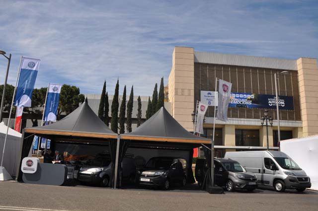 La muestra de Fiat Profesional en Barcelona.